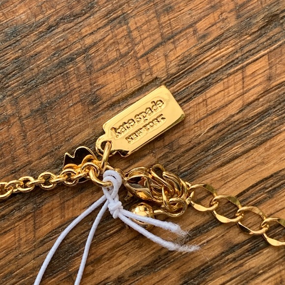 Kate Spade Necklace NWT! Jeweled and Gold plated! - Picture 3 of 8